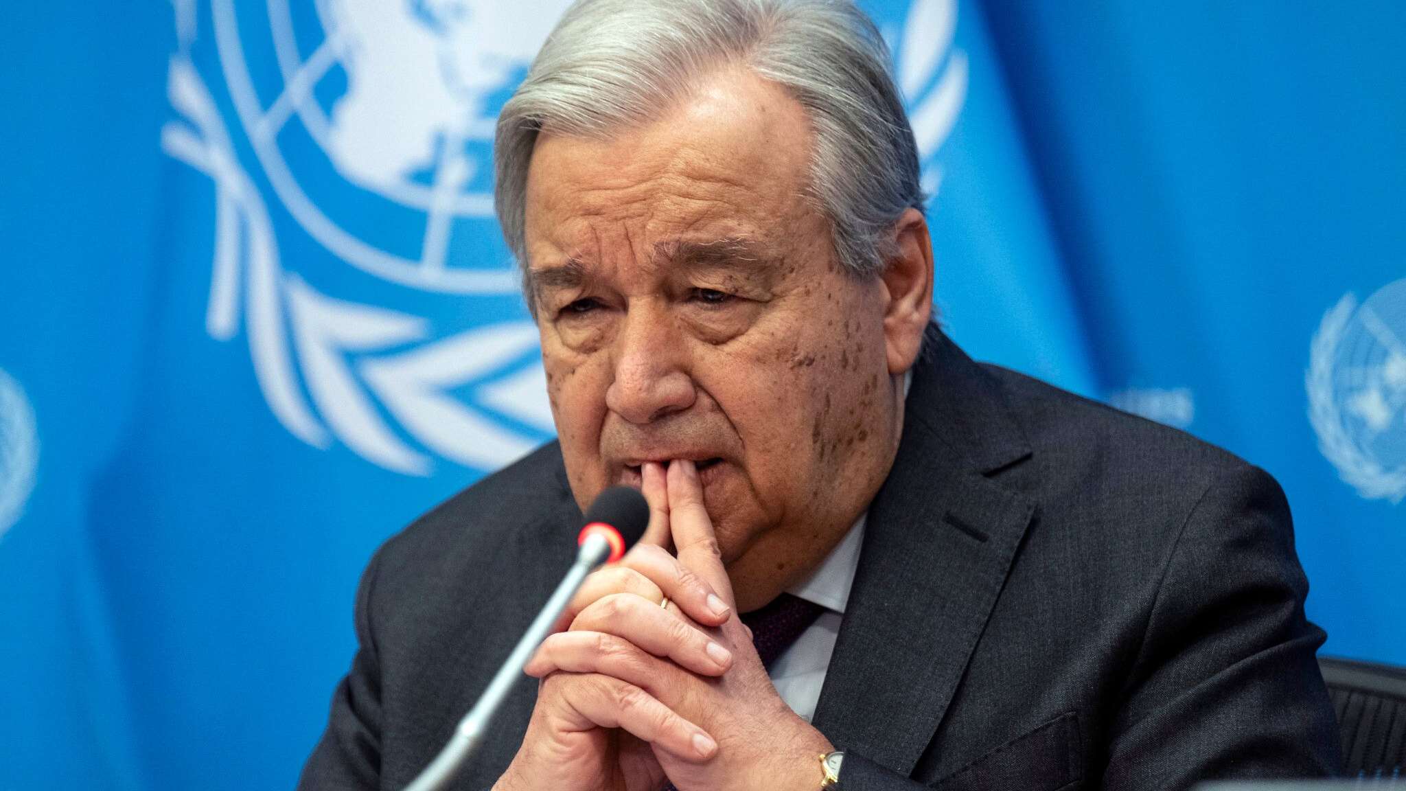 UN Secretary General Antonio Guterres. (Pic: The Times of Israel)
