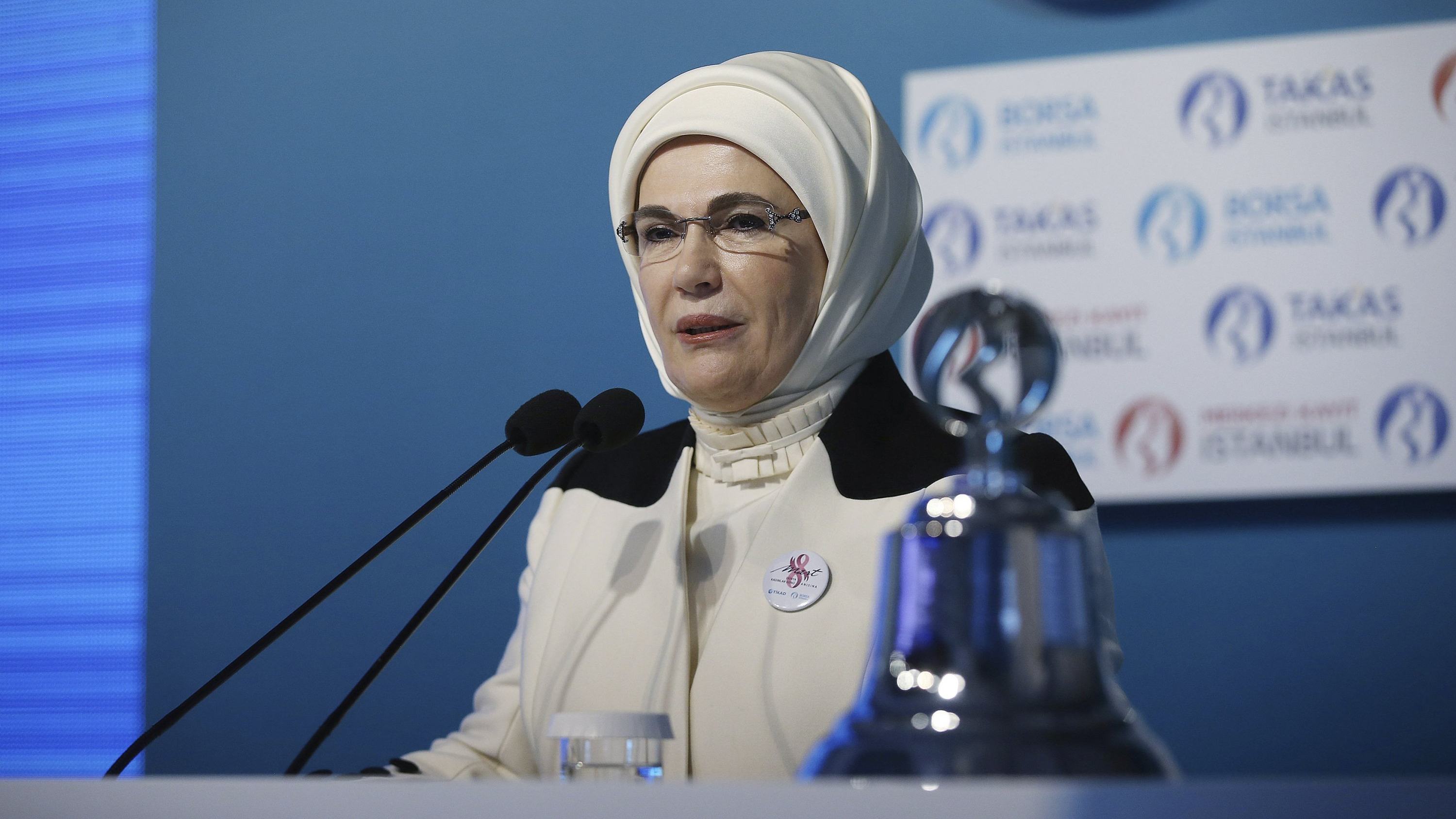 Turkish first lady appeals to Melania over Gaza children