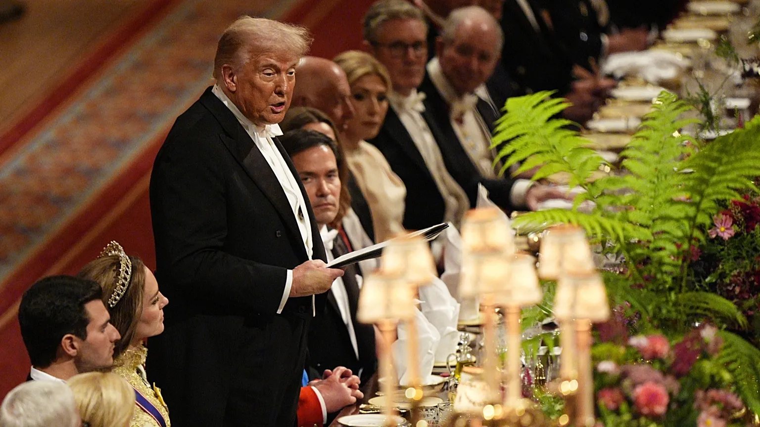 We are not amused!: Tensions rise at Windsor dinner