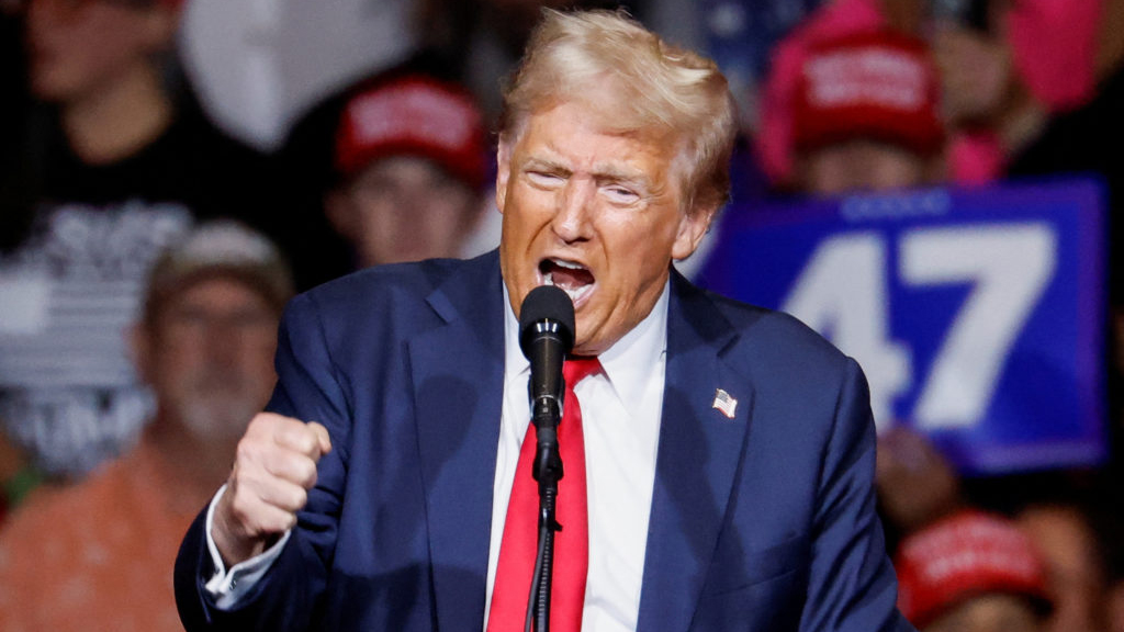 USA President Donald Trump. (Pic: PBS)