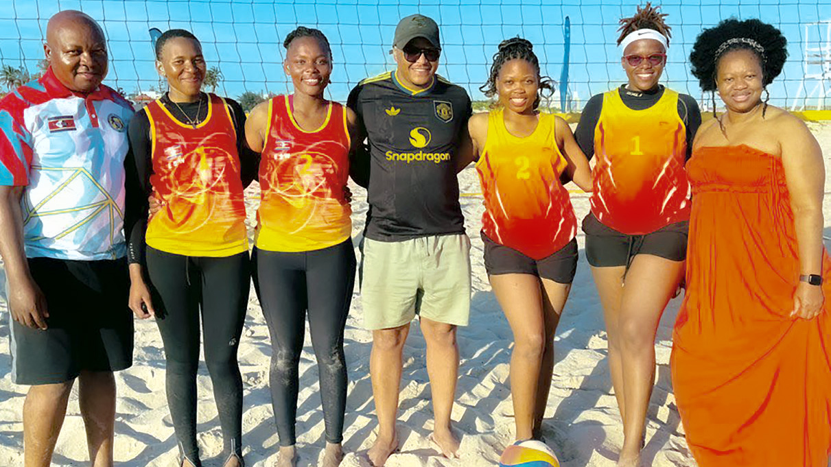 Beach volleyball duo shines in Moz 