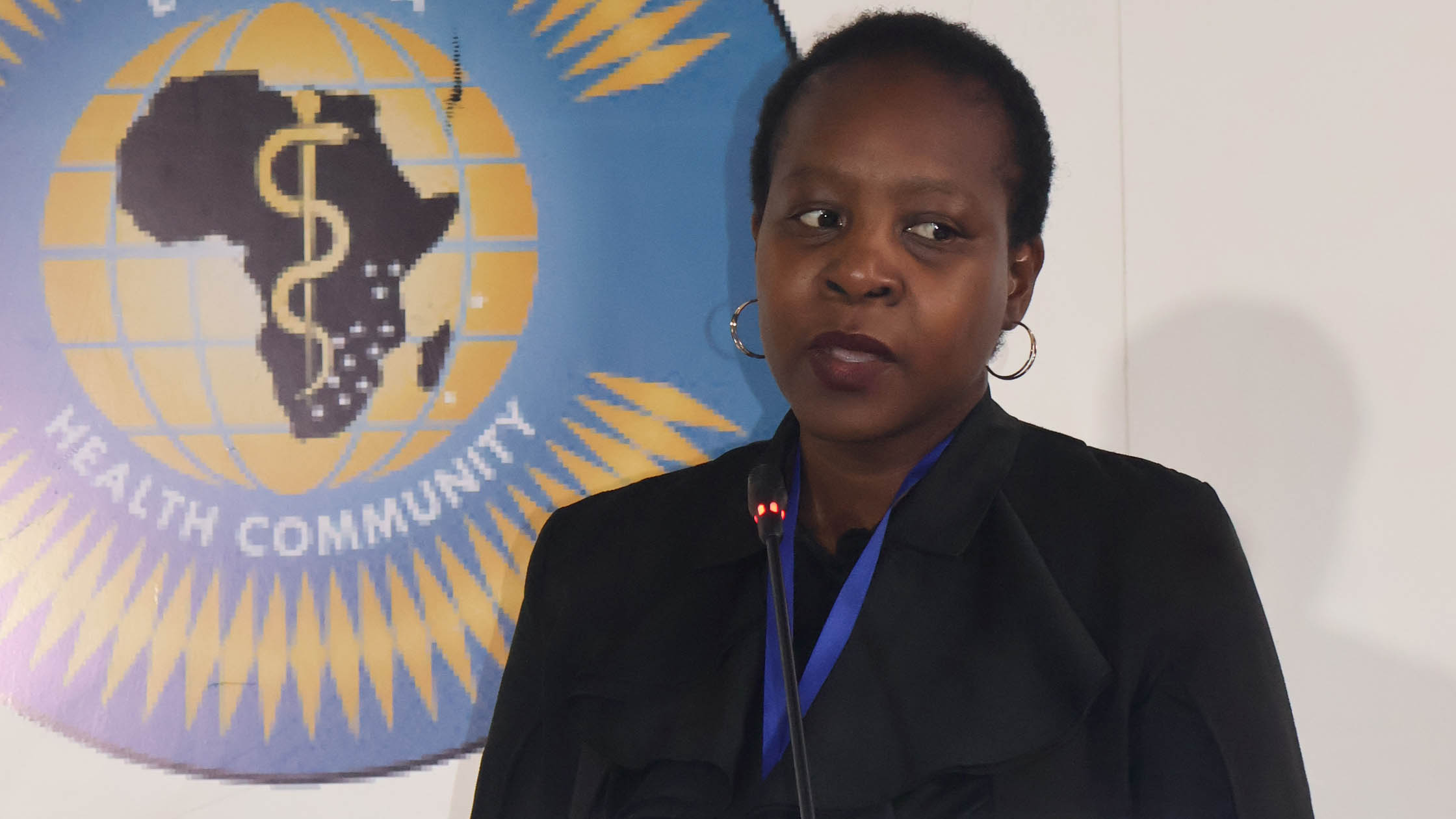 University of Cape Town Professor Salome Maswime making her presentation yesterday. (Pics: Khulile Thwala)