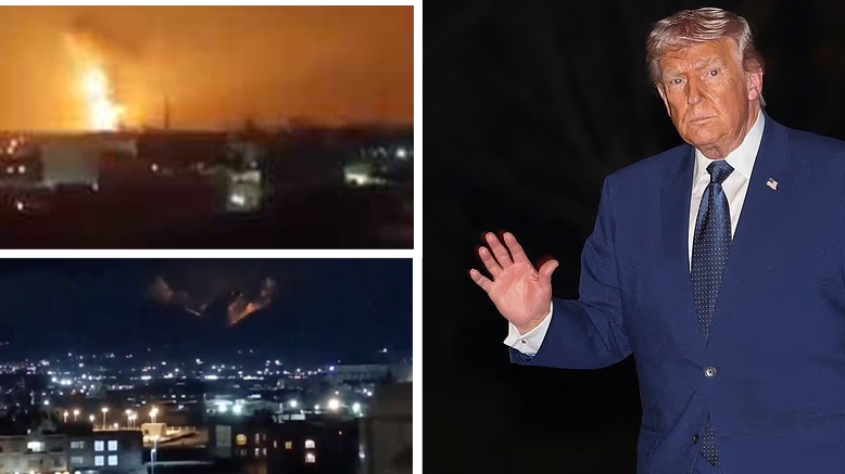 Unusually large explosions hit Tehran