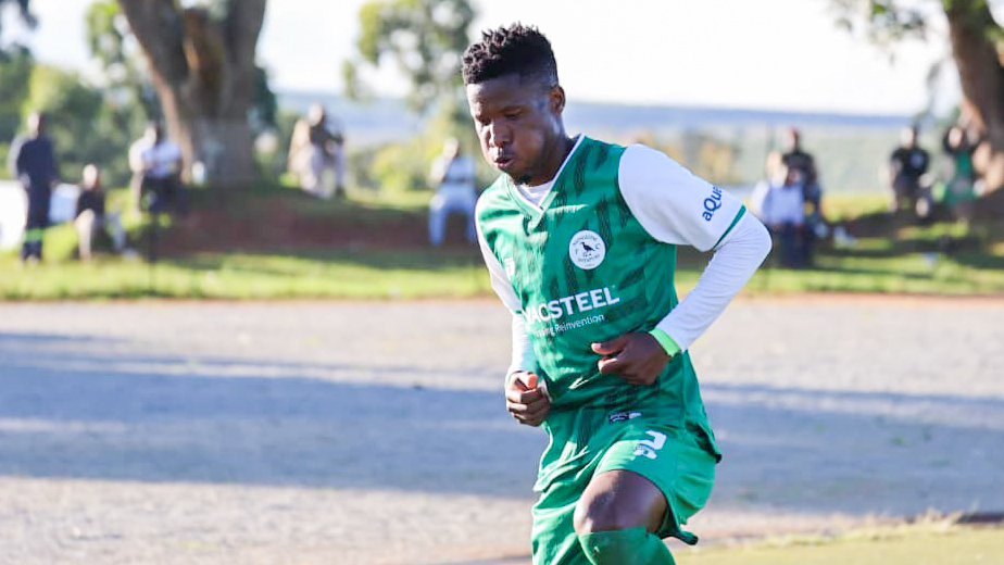 Sharpshooter Senzo ‘Mbhobho’ Ndlovu, on loan from South African Betway Premiership outfit AmaZulu.
