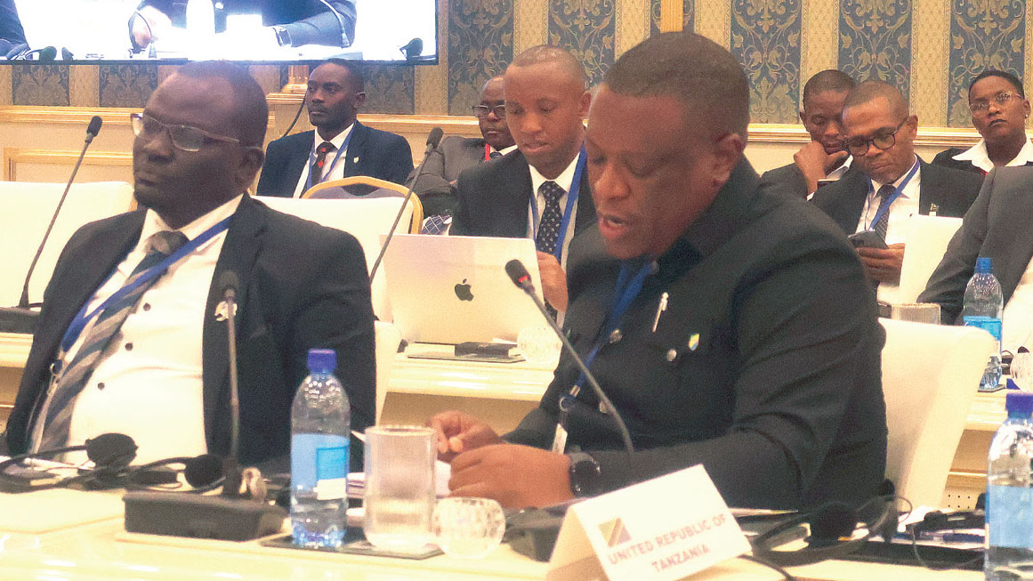 Some of the Organisation of African, Caribbean and Pacific States delegates following proceedings during yesterday’s meeting at the Ezulwini Palazzo ICC yesterday. 