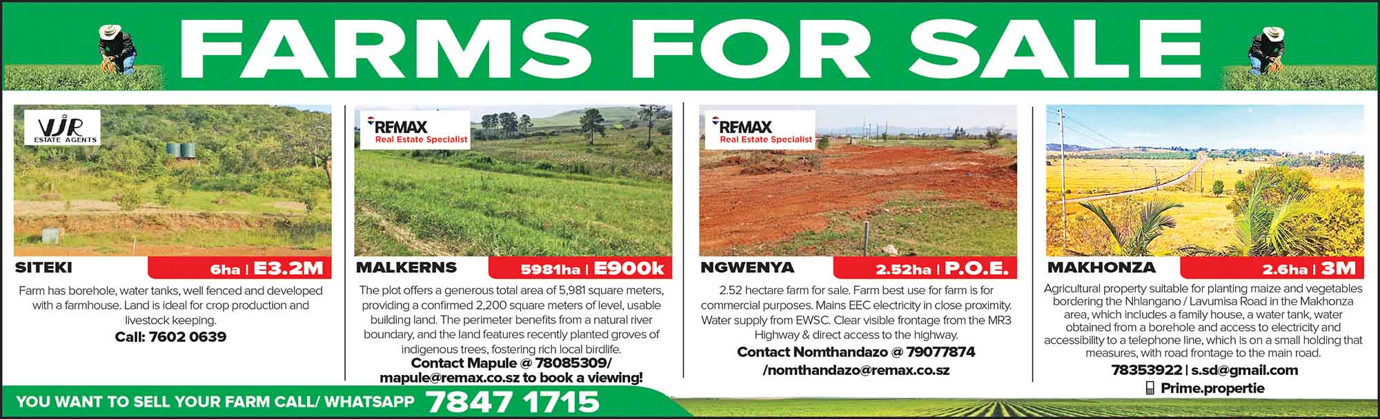 428ha farm at Mpakeni, Hluti for sale