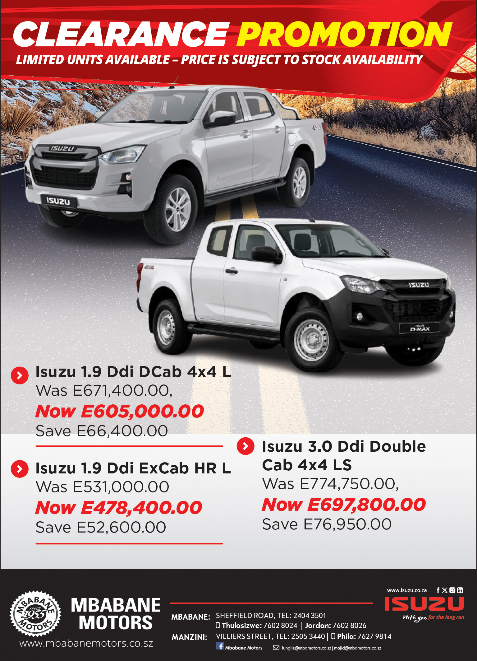 Isuzu South Africa powers up MTN Bushfire 2026
