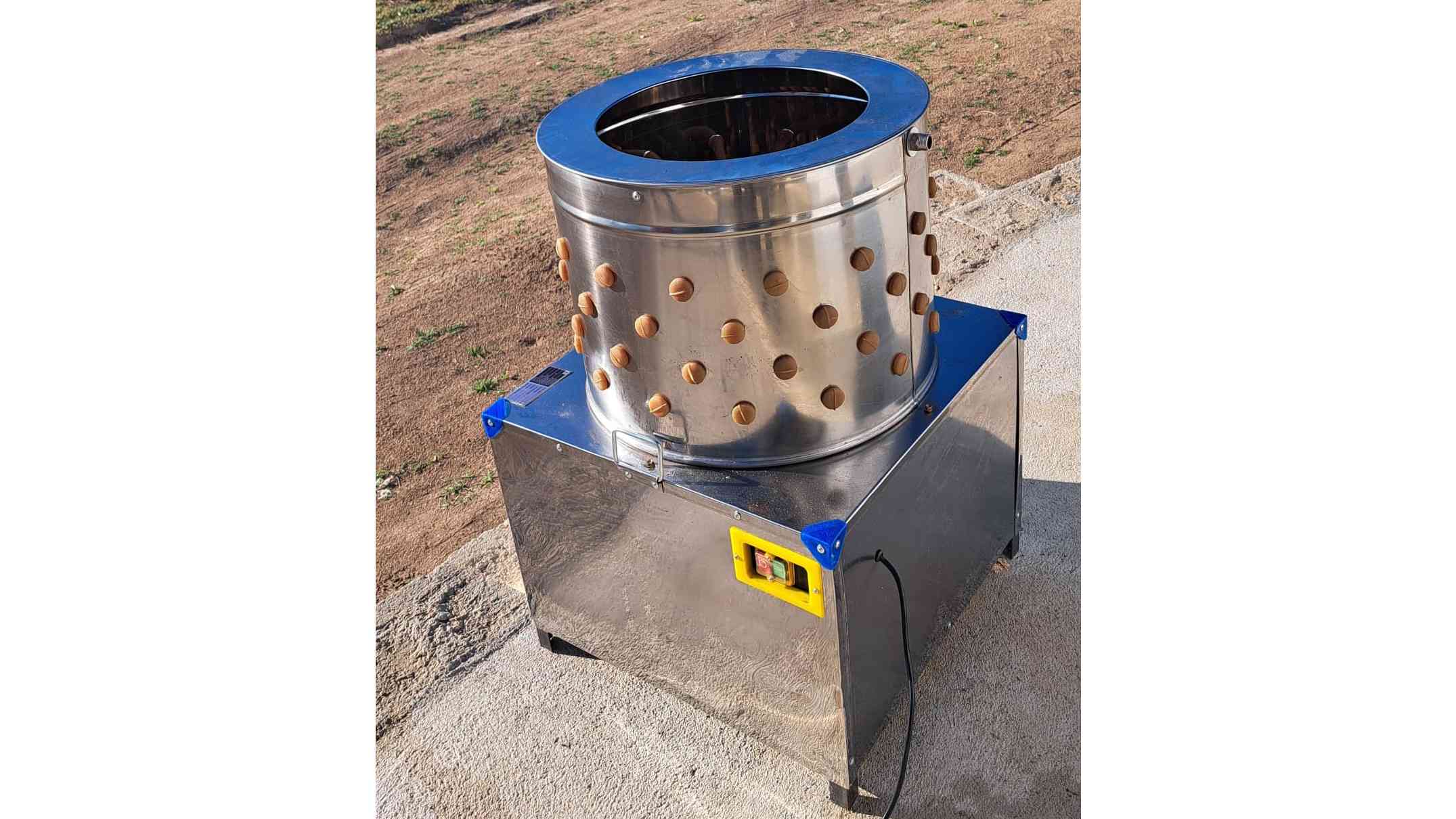 A feather plucker machine, which is part of GPI’s product offering, meant to address needs for large broiler producers.